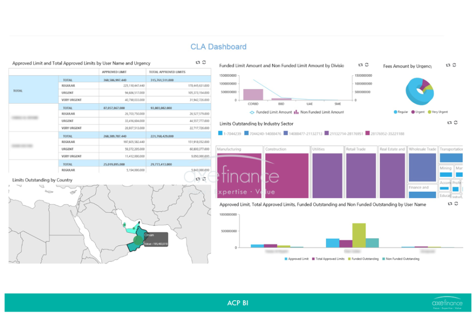 screenshot of Axe Credit Portal